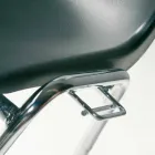 Moderner Stuhl für Besprechungsraum oder Konferenzraum aus Metall und Schwarz ABS - Zetica Viadurini