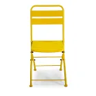 Klappbarer Gartenstuhl ganz aus Metall - Schleife Viadurini