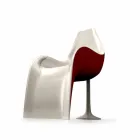 Stuhl / Sessel Design in Adamantx® Helled Made in Italy Viadurini