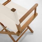 Klappbarer Outdoor-Regisseursstuhl aus Holz mit Armlehnen 2 Stück - Rodolphe Viadurini