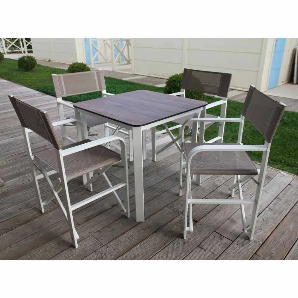 Klappbarer Regiestuhl aus Leinwand Made in Italy, 2 Stück - Susy Viadurini