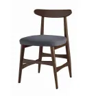 Gepolsterter Esszimmerstuhl aus Massivholz Made in Italy - Salicornia Viadurini