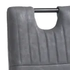 Esszimmerstuhl aus gealtertem Kunstleder 4 Teile - Cassandra Viadurini