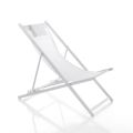 Outdoor-Liegestuhl aus Aluminium und Textilene – Fermio