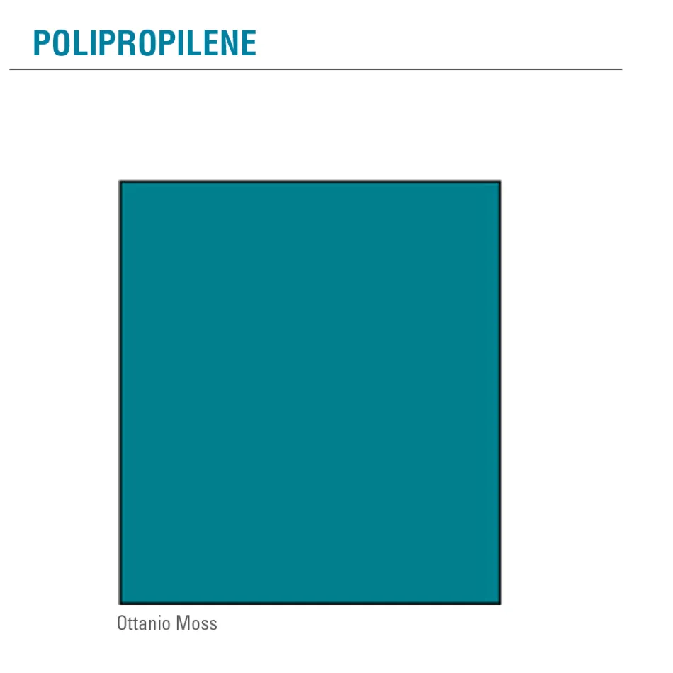 Wohnzimmerstuhl aus farbigem Polypropylen Made in Italy, 4 Stück - Marbella Viadurini