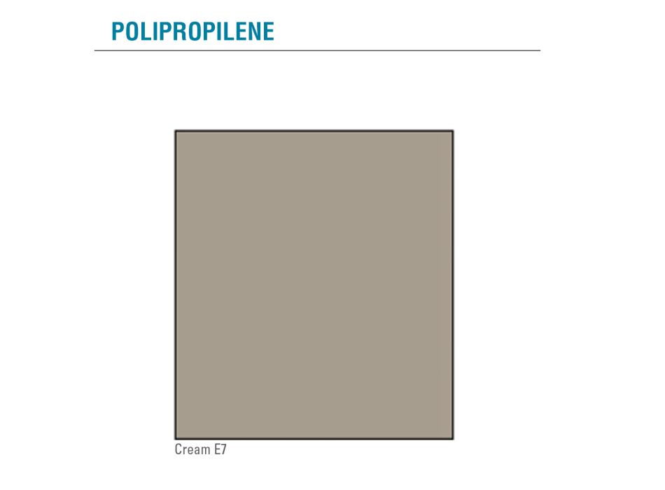 Wohnzimmerstuhl aus farbigem Polypropylen Made in Italy, 4 Stück - Marbella Viadurini