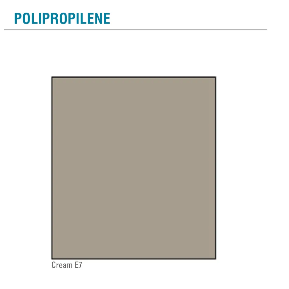 Wohnzimmerstuhl aus farbigem Polypropylen Made in Italy, 4 Stück - Marbella Viadurini