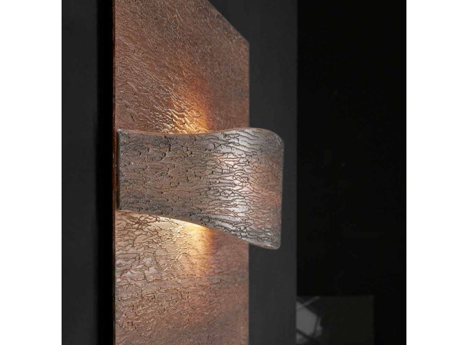 Selene Art &amp; Light Applikation mit texturierten Panels 140xH75 cm Viadurini