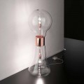 Selene Dina Tischlampe mit geblasenem originalem Murano-Glas, Design