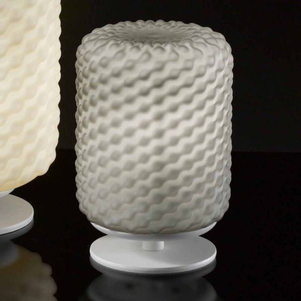Selene domini tischlampe Ø15 h22cm, handgemachtes geblasenes glas