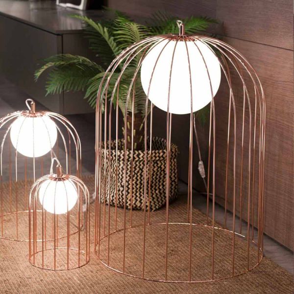 Selene kluvì tischlampe aus geblasenem glas, design Ø54 h 70cm