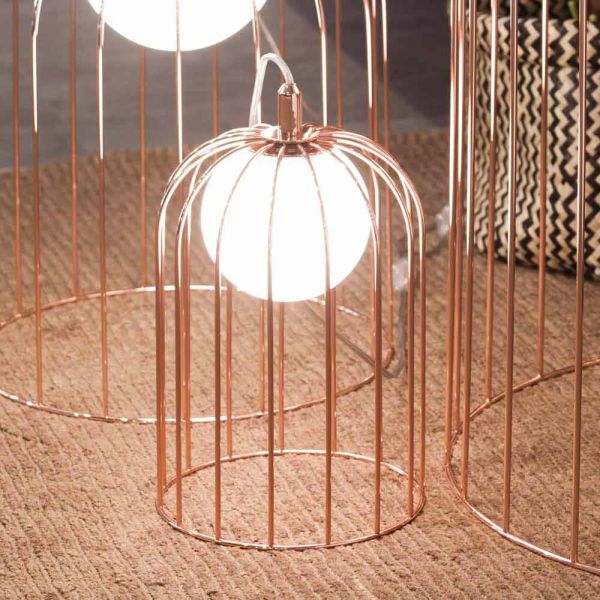 Selene kluvì lämpchen aus geblasenem glas und metal Ø19 h 27cm