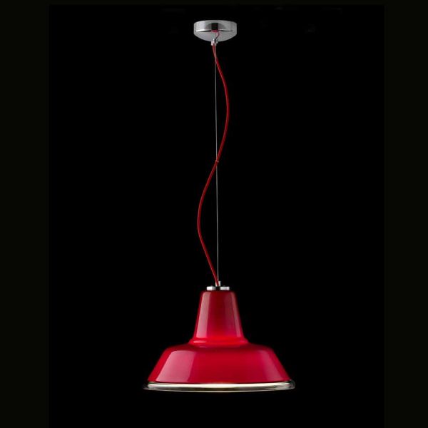 Selene lampara hängelampe aus geblasenem glas Ø37 h 24/140 cm