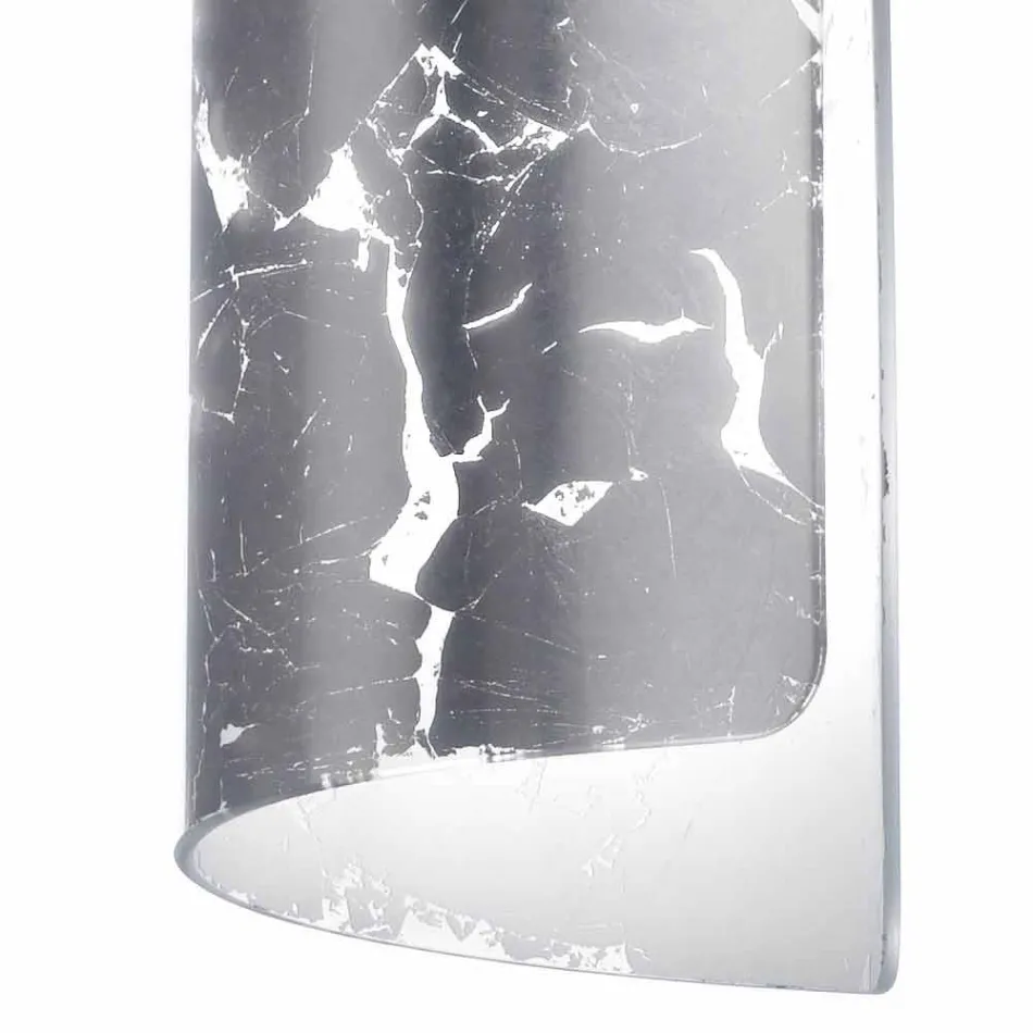 Selene Papiro moderne Pendelleuchte in Kristall Ø15 H 125cm Viadurini