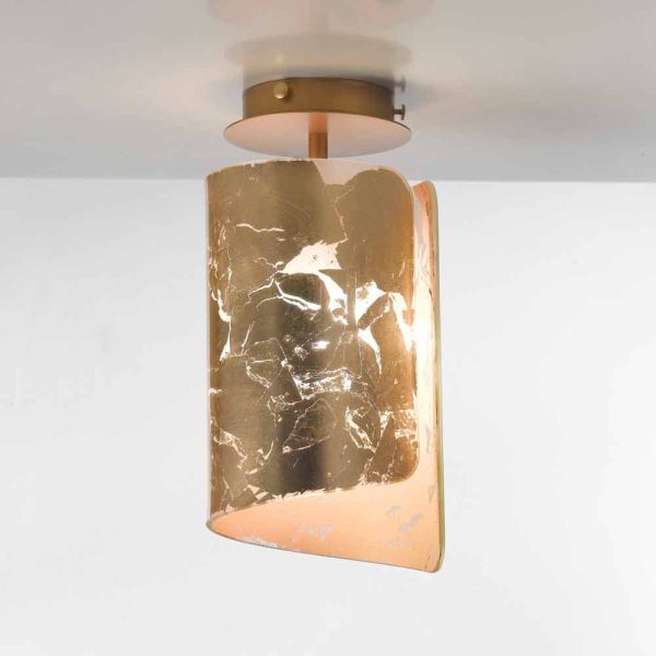 Selene papiro deckenlampe aus kristall Ø15 h30cm, made in italy