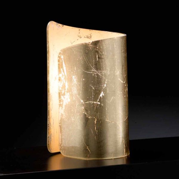 Selene papiro tischlampe aus kristall made in italy 15x14xh25 cm