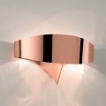 Selene Scudo Wandleuchte, galvanisch, modernes Design made in Italy