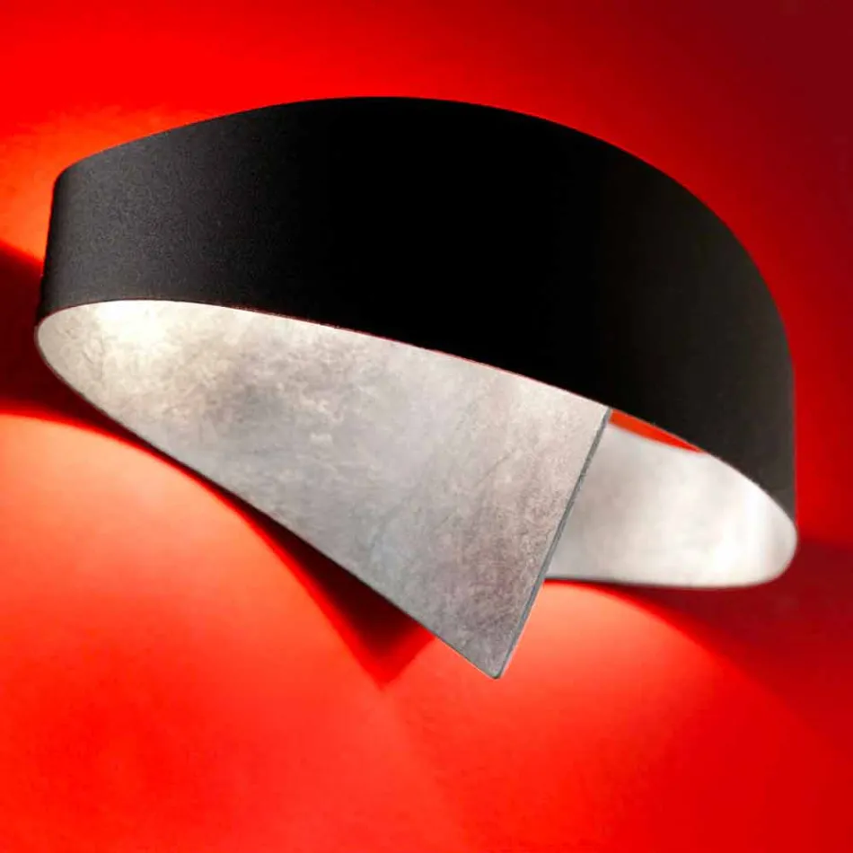 Selene Scudo zweifarbige Wandleuchte im modernen Design 29x15xH16 cm Viadurini