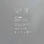 Selene Scudo zweifarbige Wandleuchte im modernen Design 29x15xH16 cm Viadurini