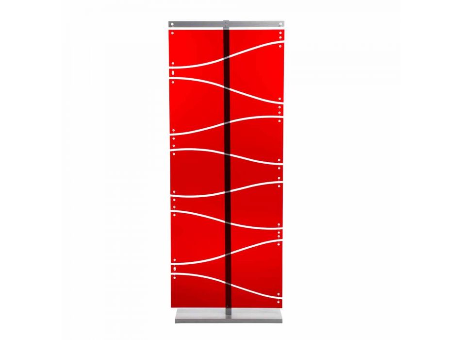 Modernes Design separé in rotem oder satiniertem Evelyn Methacrylat Viadurini