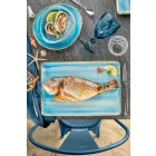 Service 12 Rechteckige und runde Farbtafeln Modernes Design in Steinzeug - Simba Viadurini