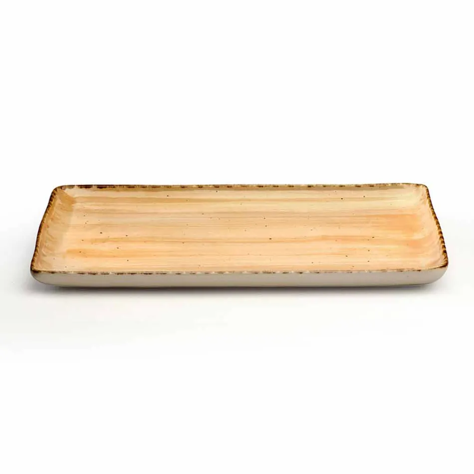 Service 12 Rechteckige und runde Farbtafeln Modernes Design in Steinzeug - Simba Viadurini