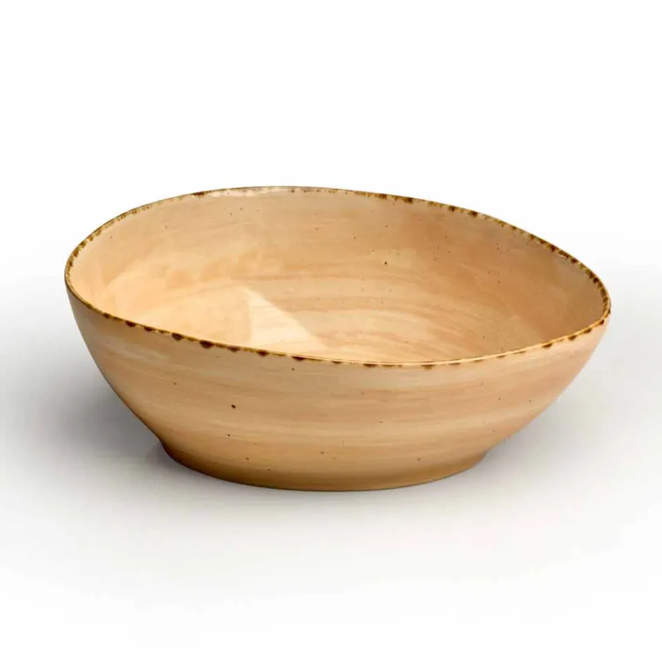 Service 12 Rechteckige und runde Farbtafeln Modernes Design in Steinzeug - Simba Viadurini