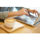 Set mit 18 Teetassen mit Zuckerdose und Porzellantablett - Luzern Viadurini