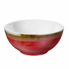 Service 6 Eisschalen und 2 Schalen aus farbigem Porzellan - Rurolo Viadurini