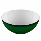 Service 6 Eisschalen und 2 Schalen aus farbigem Porzellan - Rurolo Viadurini