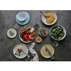 Service 6 Eisschalen und 2 Schalen aus farbigem Porzellan - Rurolo Viadurini