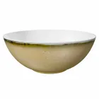 Service 6 Eisschalen und 2 Schalen aus farbigem Porzellan - Rurolo Viadurini