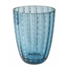 Farbiges Glas Wassergläser Service mit Polka Dots 12 Stück - Botswana Viadurini