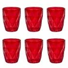 Farbiges Glas Wassergläser Set 6 Stück Modernes Design - Timon Viadurini