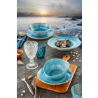 Farbiges Glas Wassergläser Set 6 Stück Modernes Design - Timon Viadurini