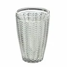 Modernes Glas-Trinkgeschirr Set aus verziertem Glas 12 Stück - Mix Viadurini