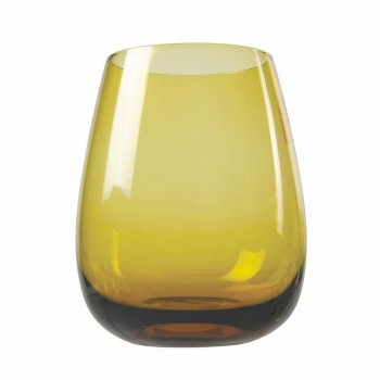 Design farbige Glaswassergläser, 12 Stück - Aperi