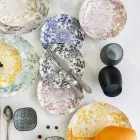 Rot- oder Weißweinbecher Set aus farbigem Glas, 12 Stück - Rand Viadurini