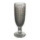 Flötenkelch-Set aus farbigem Glas und verschiedenen Dekorationen 12-teilig - Mix Viadurini