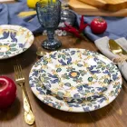 Farbiger Weinkelch Set in Glas und orientalischer Dekoration 12 Stück - Schraube Viadurini