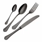 Komplettes Set Luxus Design Edelstahl Besteck 24 Stück - Boss Viadurini