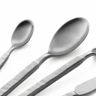 Komplettes Stahlbesteck-Set 24-teiliges Design Made in Italy - Tricky Viadurini