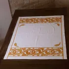 Leinen Frühstücksservice mit handgefertigten Einzelstücken - Marken Viadurini