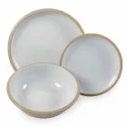 Geschirrset Farbige Teller Full 18 Pieces Design - Osteria Viadurini