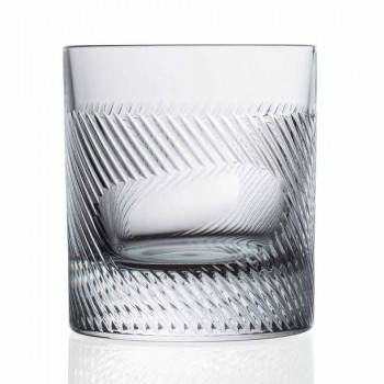 6-teiliges Luxus-Design Ökologisches Kristall-Whisky-Set - Taktil