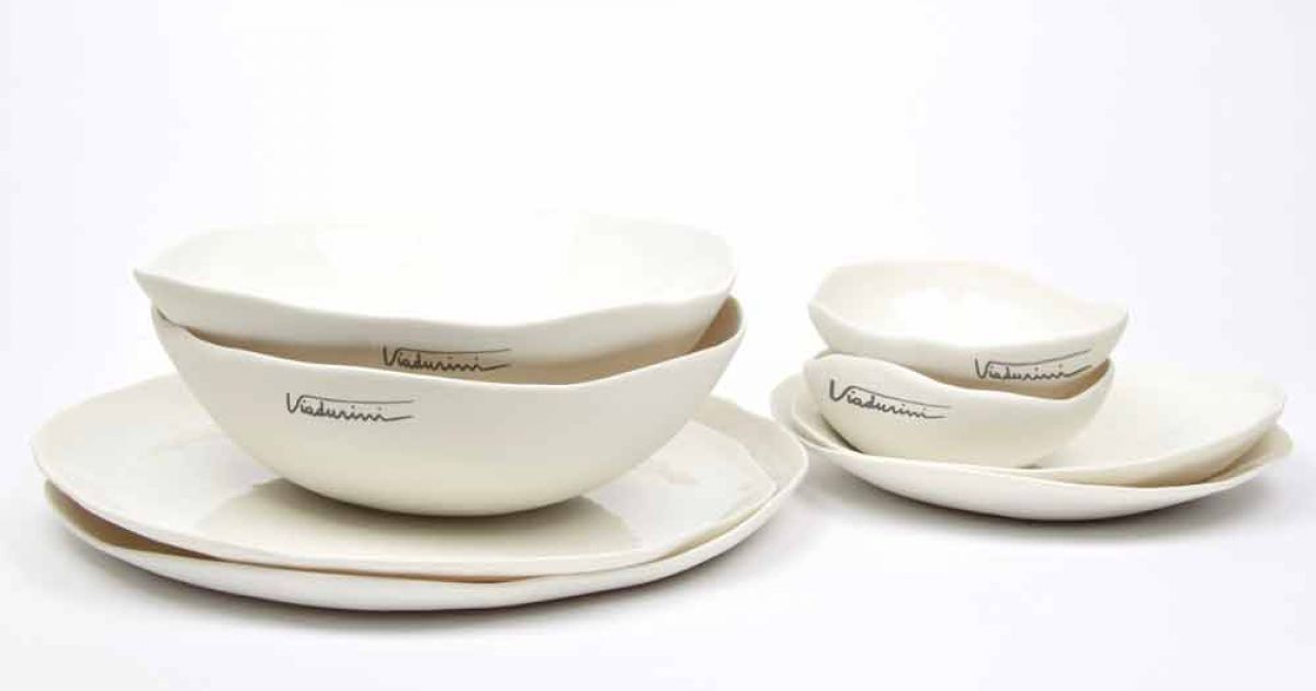 Luxus Porzellan Geschirr Service Made in Italy