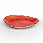 Set mit 16 modernen Design-Gerichten aus elegantem farbigem Steinzeug - Simba Viadurini