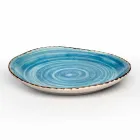 Set mit 16 modernen Design-Gerichten aus elegantem farbigem Steinzeug - Simba Viadurini