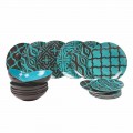 Geschirrset Porzellan Farbiges Porzellan Modern 18 Pieces - Timesquare