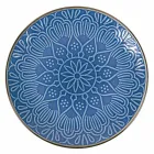 Geschirrservice in Hartdolomitgrau, Hellblau oder Blau 18 Stück - Arabisch Viadurini